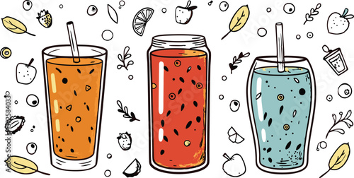 Refreshing Fruit Smoothies Delicious Summer Drinks, Healthy Recipes