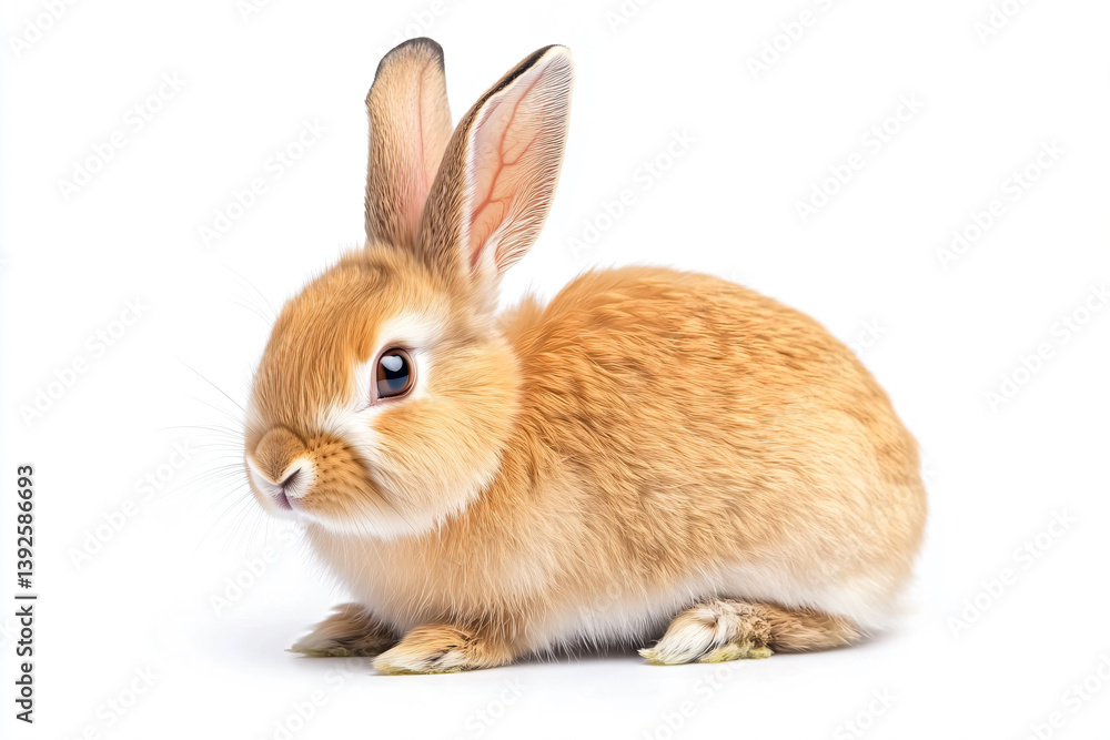 a small rabbit sitting on a white surface a small rabbit sitting on a white surface