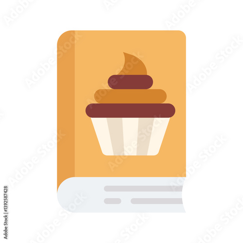 Dessert Recipes icon vector image. Suitable for mobile apps, web apps and print media.