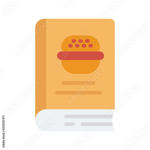Fast Food Recipes icon vector image. Suitable for mobile apps, web apps and print media.