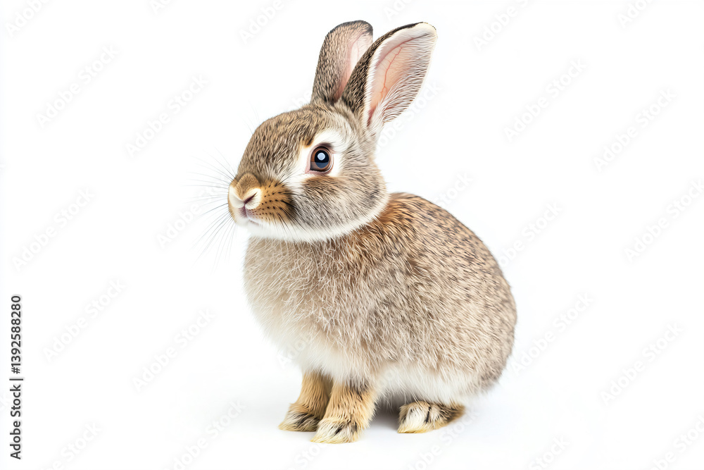 a small rabbit sitting on a white surface a small rabbit sitting on a white surface