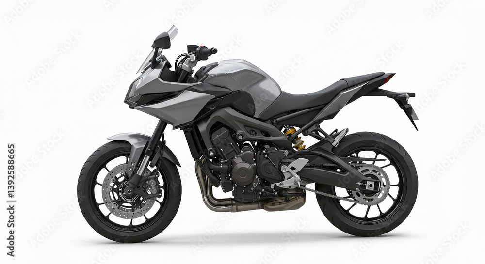 Obraz premium motorcycle on black background