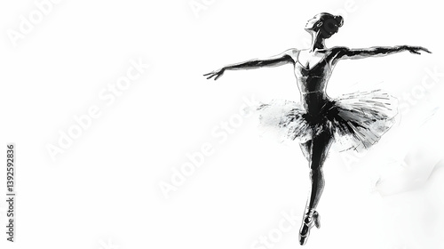 ballerina drawing illustration