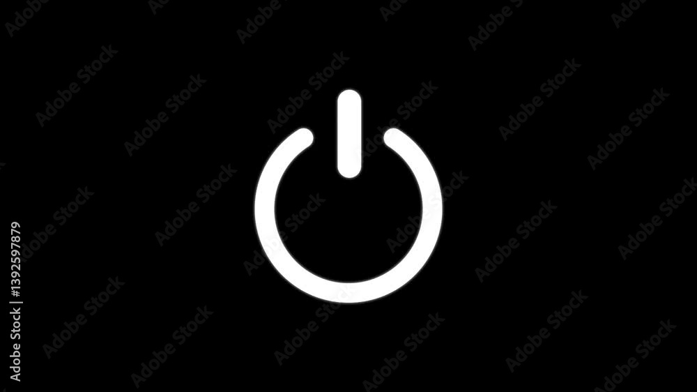power on button switch off icon