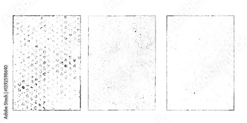 Grunge Urban Backgrounds set.Texture Vector.Dust Overlay Distress Grain ,Simply Place illustration over any Object to Create grungy Effect .abstract,splattered , dirty, texture for your design. 