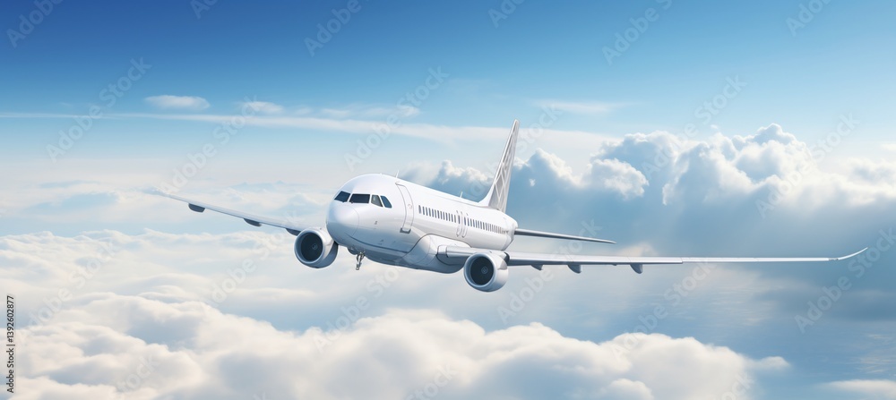 Obraz premium Airplane in the Sky