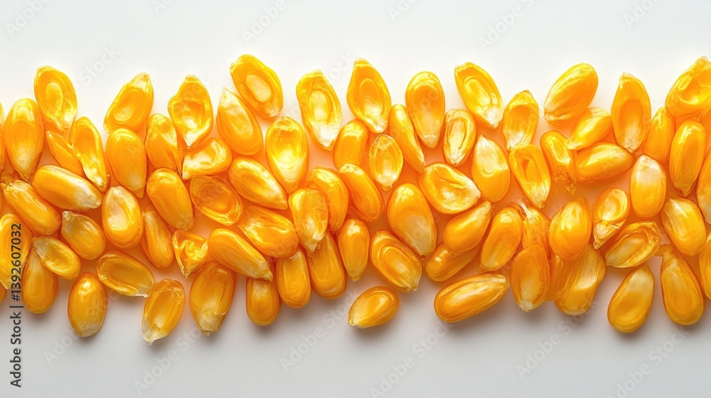 isolated organic fresh corn or maize on a white background.