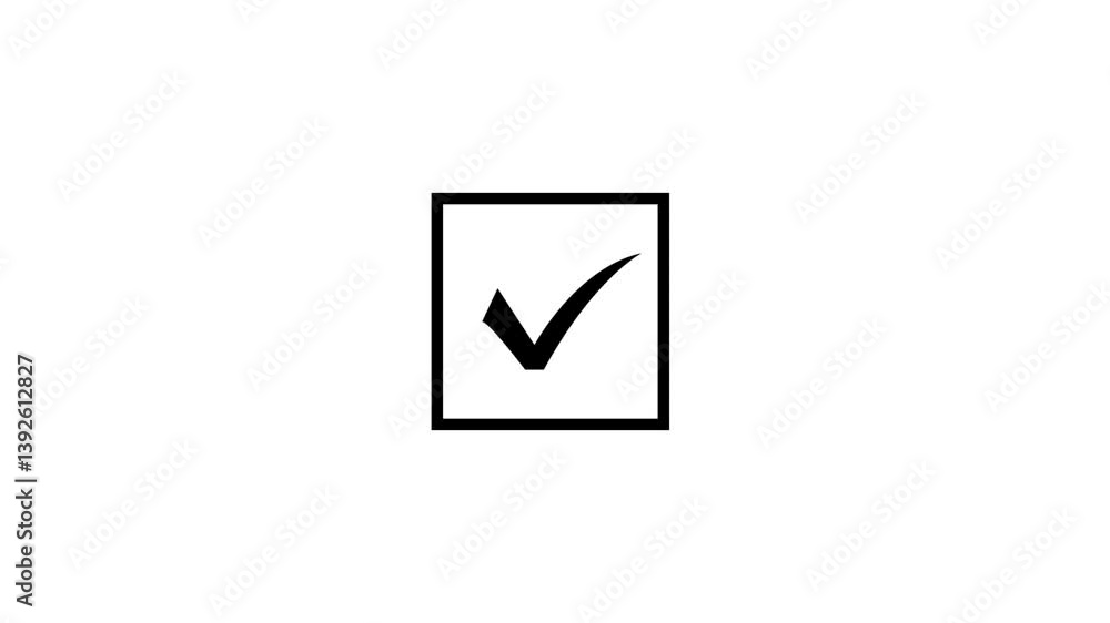 Check mark icon on White background. Tick mark icon, Right mark icon animation . Tick box, green checkmark concept. Check mark icon on White background. Tick mark icon, Right mark icon animation . Tick box, green checkmark concept.