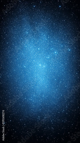 Enchanting blue galaxy featuring a swirling design of stars and cosmic elements captivating viewers