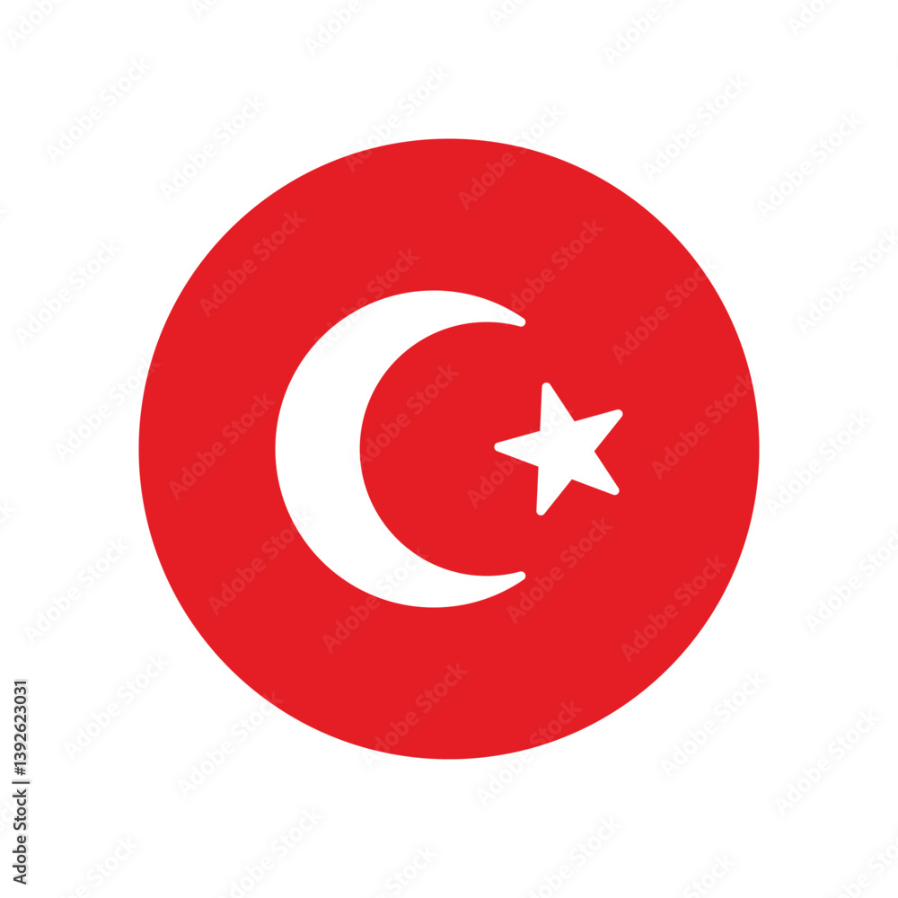 turkey flag button turkey flag button