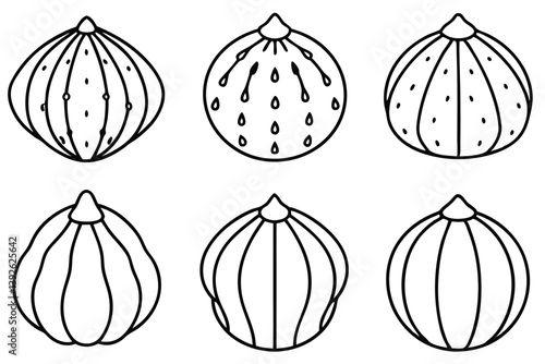  Pumelo Line Art Drawing Highlighting Zesty Refreshing Citrus Appea