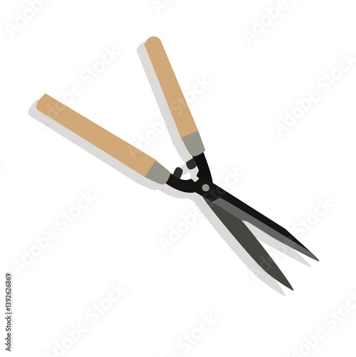 Garden shears, Garden pruners, clippers scissors. Gardening tool. Farming equipment.