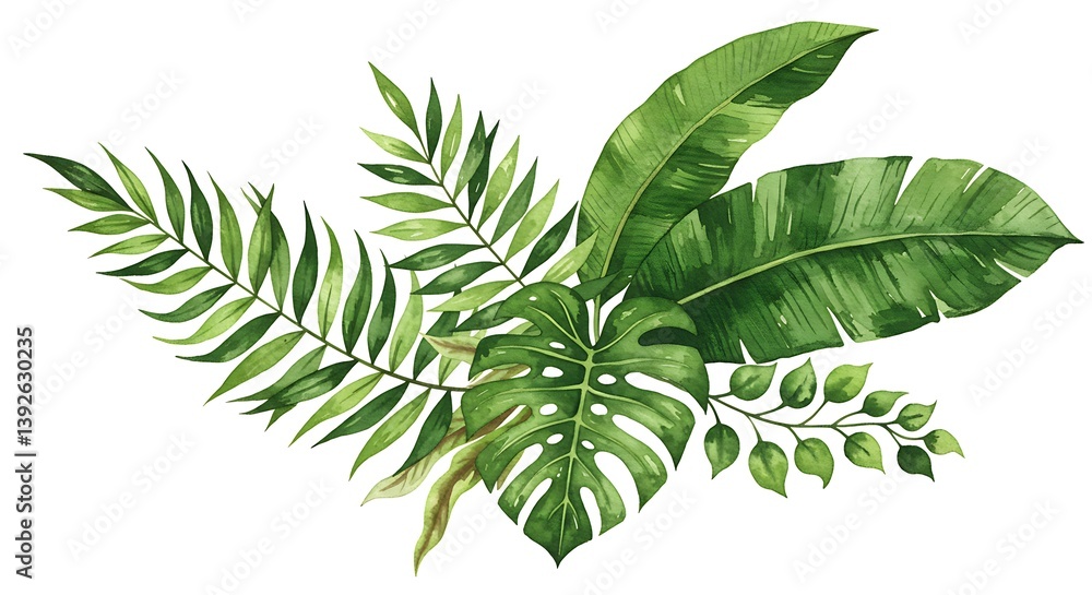 Tropical Assemblage AI Generated Tropical Assemblage AI Generated