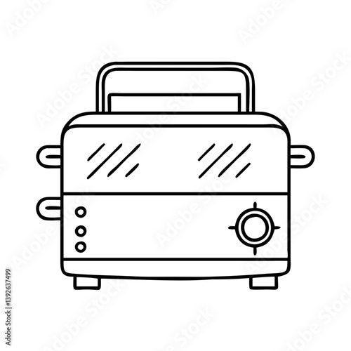 Wallpaper Mural toaster icon, toaster vector illustration-simple illustration of toaster, perfect for toaster logos and icons Torontodigital.ca