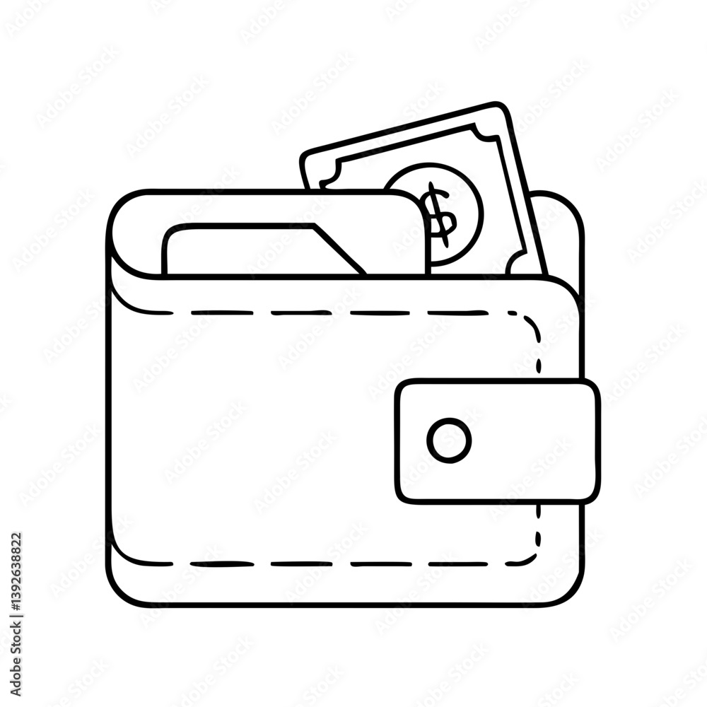 wallet icon, wallet vector illustration-simple illustration of wallet, perfect for wallet logos and icons wallet icon, wallet vector illustration-simple illustration of wallet, perfect for wallet logos and icons