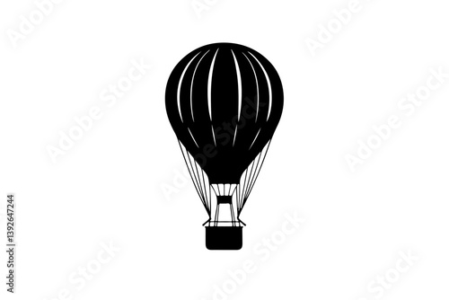Hot air balloon isolated, balloon, air, hot, sky, travel, fly, hot air balloon, vector, flying, illustration, basket, fun, adventure, transportation, transport, flight, up, icon, airship, freedom, bal
