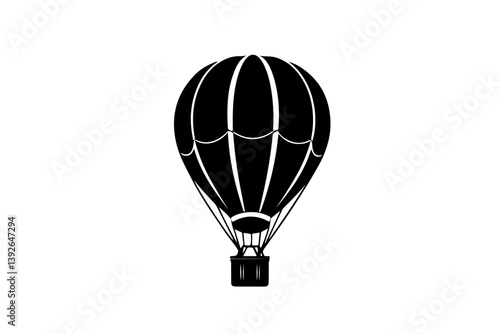 Hot air balloon isolated, balloon, air, hot, sky, travel, fly, hot air balloon, vector, flying, illustration, basket, fun, adventure, transportation, transport, flight, up, icon, airship, freedom, bal