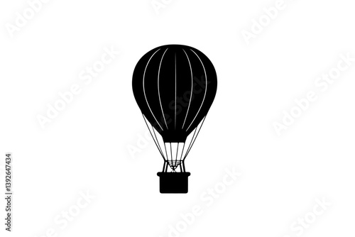 Hot air balloon isolated, balloon, air, hot, sky, travel, fly, hot air balloon, vector, flying, illustration, basket, fun, adventure, transportation, transport, flight, up, icon, airship, freedom, bal