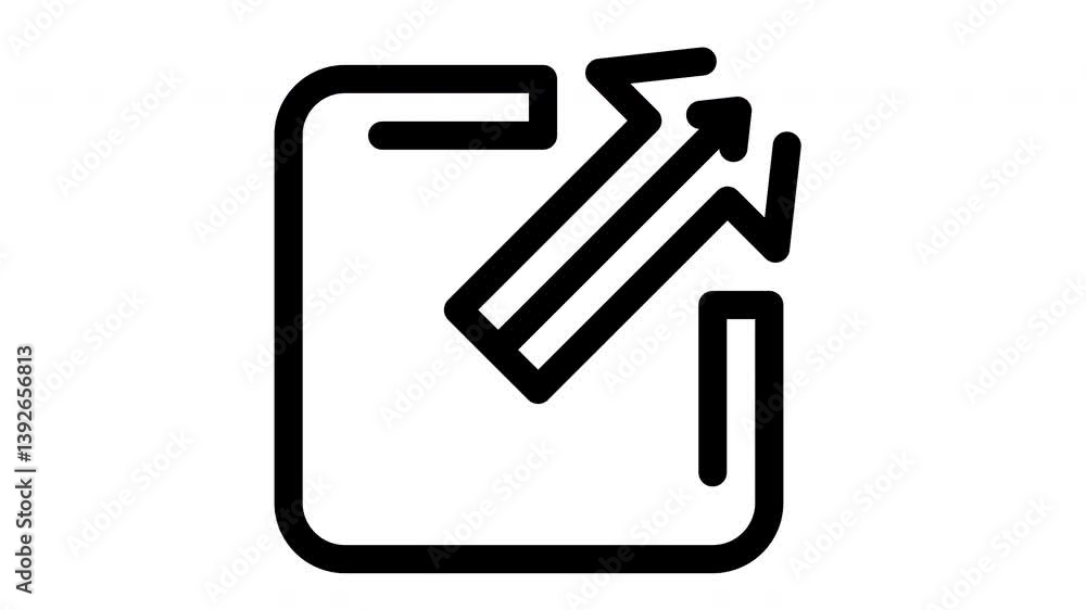 out animated icon out animated icon