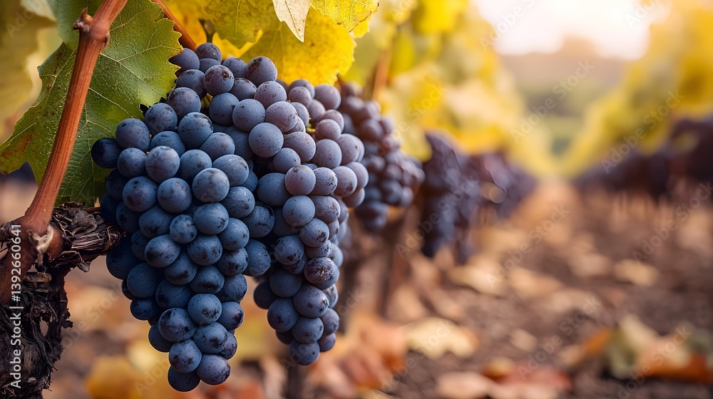 Fototapeta premium Colorful Grapes Close-up