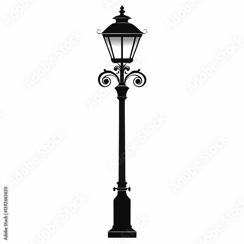 old street lamp