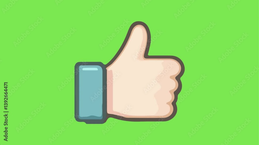 Like Button Green Screen Animation Like Button Green Screen Animation