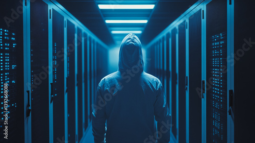 Hacker are planning to hack and attack networks and cyber security systems.abstract innovative cyber security network, using interconnected nodes to represent business partnerships on the Smart ciyt