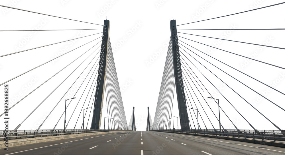 Isolated Suspension Bridge with Cable Stayed Design Isolated Suspension Bridge with Cable Stayed Design
