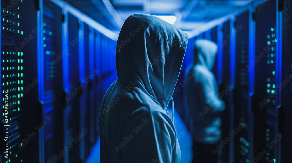 Hacker are planning to hack and attack networks and cyber security systems.abstract innovative cyber security network, using interconnected nodes to represent business partnerships on the Smart ciyt