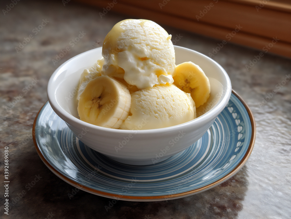 name: banana ice cream, name: banana ice cream,