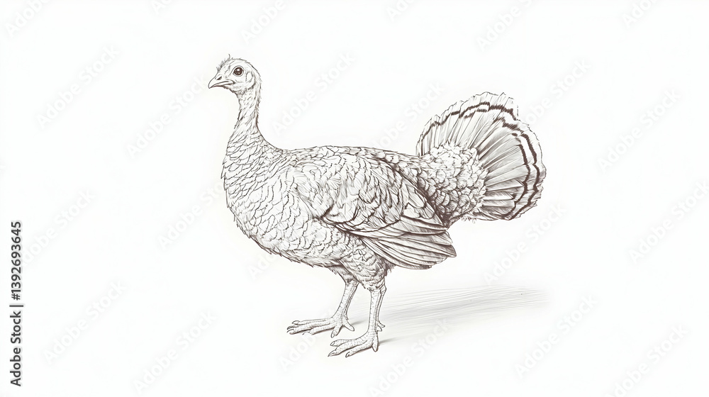 cute turkey drawing illustration cute turkey drawing illustration