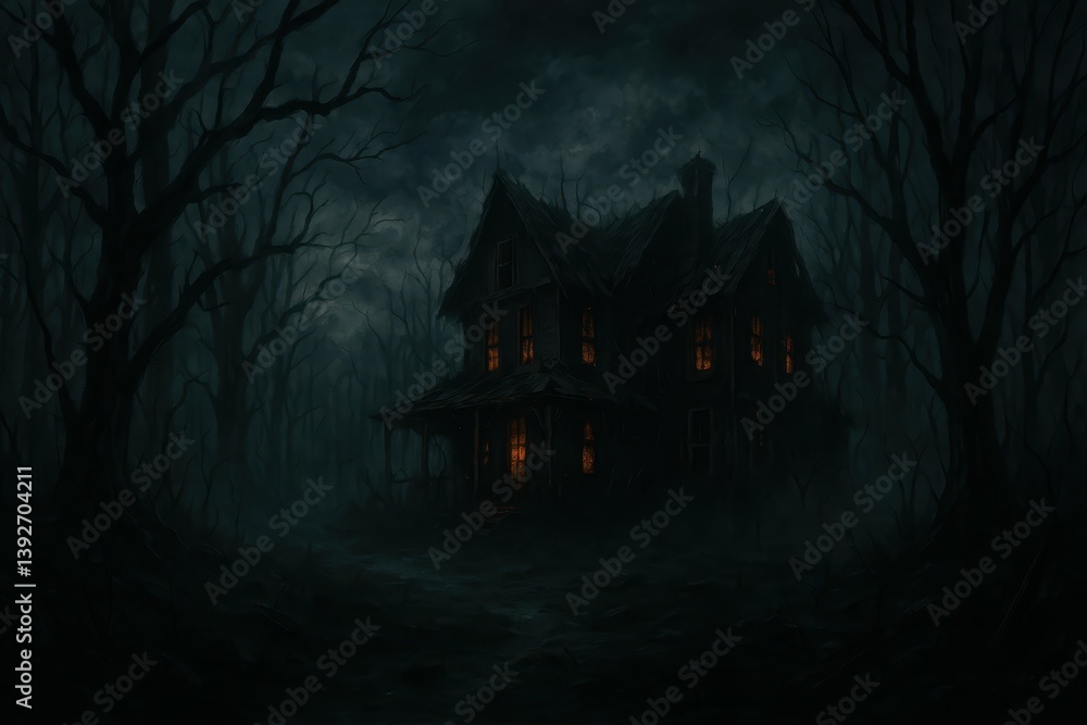 haunted house in the woods haunted house in the woods