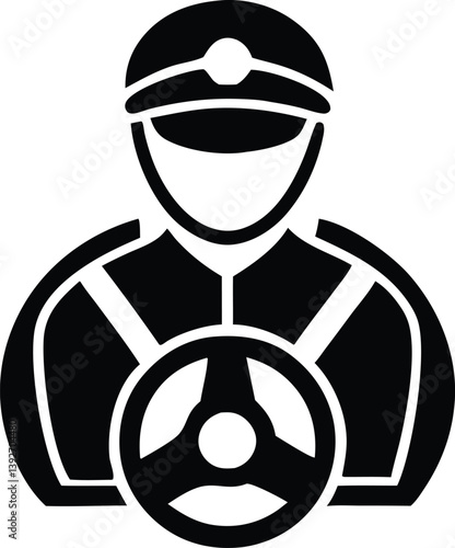 Driving Service Logo – Minimal Vector art