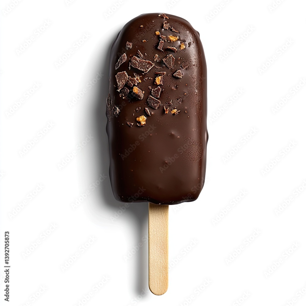 Chocolate-covered ice cream bar Chocolate-covered ice cream bar