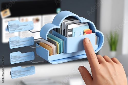 Cloud Storage System: Accessing Digital Files and Data Efficiently