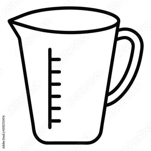 Obraz na płótnie Mug vector isolated on a white background w salonie
