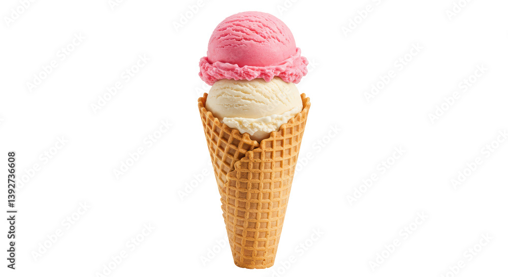 Isolated Ice Cream Cone Isolated Ice Cream Cone