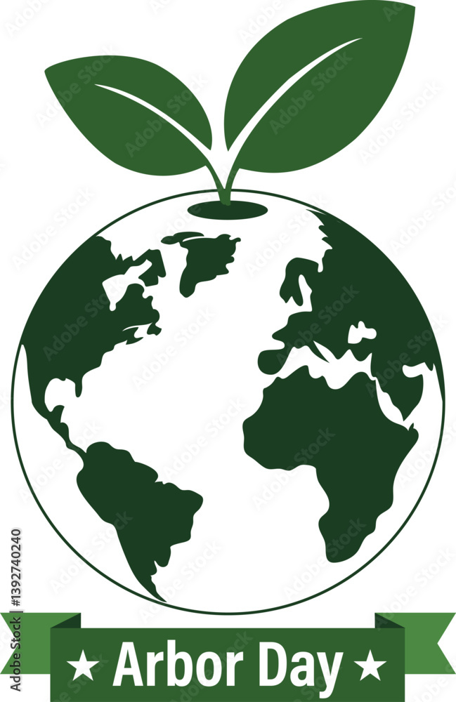 Arbor Day Celebration Vector Illustration Arbor Day Celebration Vector Illustration