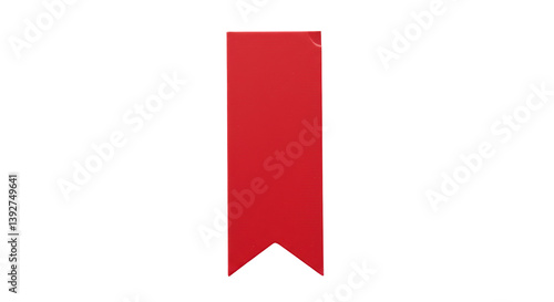 Free Download Isolated Simple Red Bookmark Ribbon for Page Marking - GFXLoad