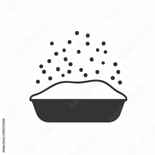 Blizzard - Vector icon, isolated on white background  -  