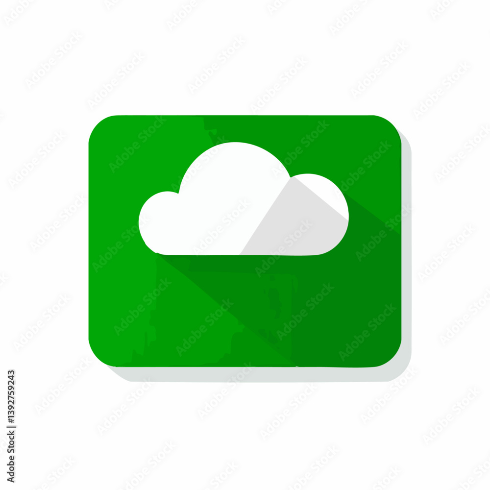 Cloud Upload - Vector icon, isolated on white background - Cloud Upload - Vector icon, isolated on white background -