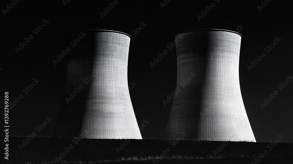 Nuclear power plant cooling tower