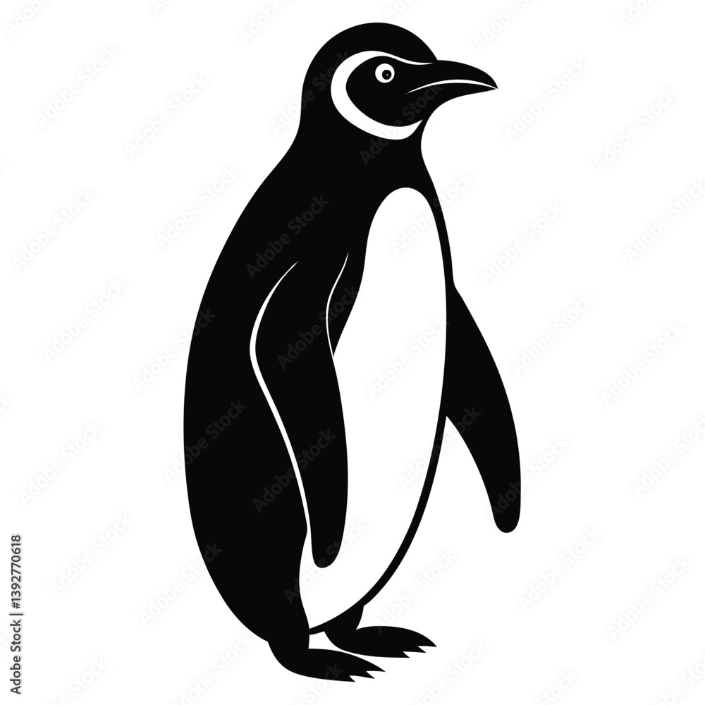 Obraz premium penguin vector illustration