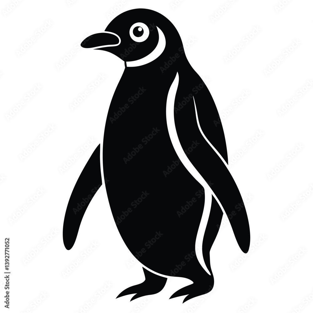 Fototapeta premium penguin vector illustration
