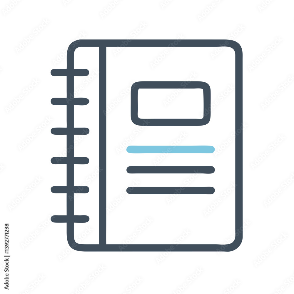 Notebook Journal Notes Icon Design Notebook Journal Notes Icon Design