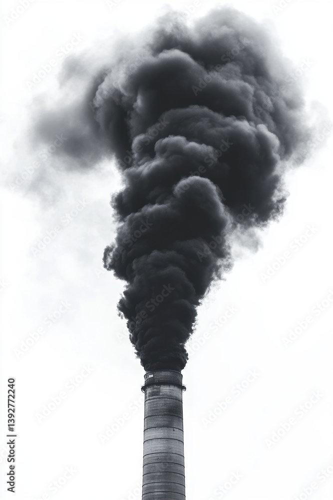 Air pollution impact on environment.