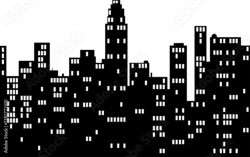 buildings silhouette