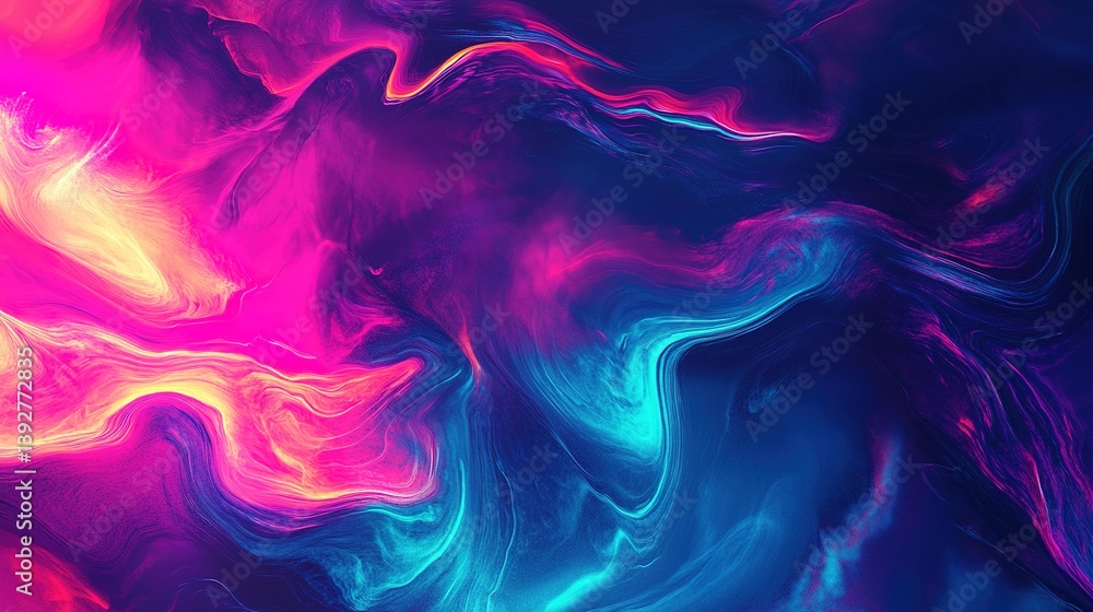 Fototapeta premium A modern abstract wallpaper with neon lighting effects.