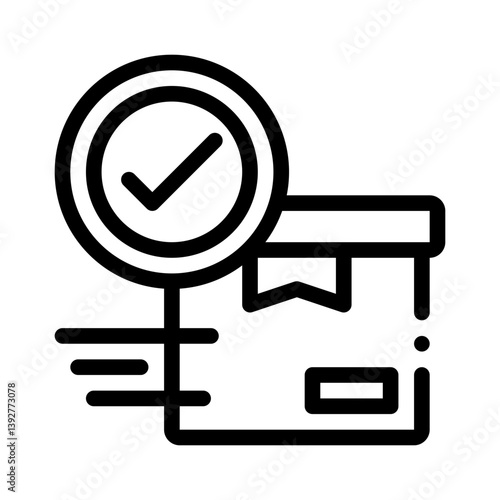 confirmation line icon