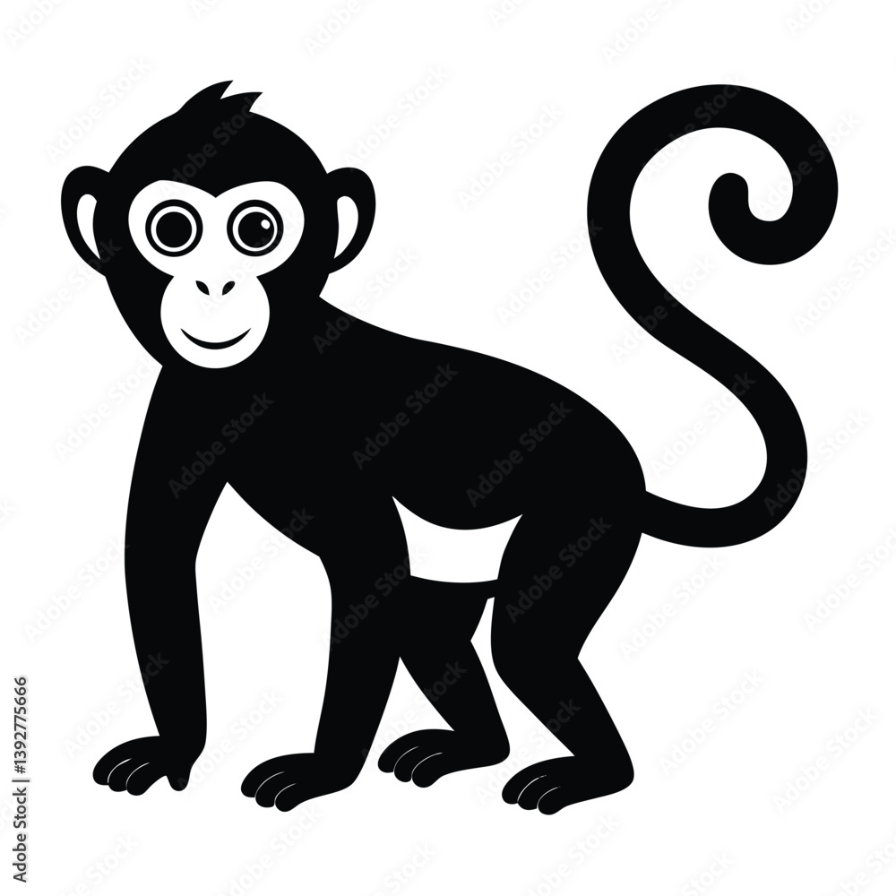 Fototapeta premium monkey vector 